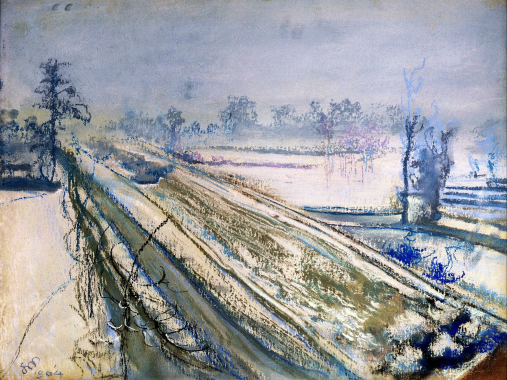 View of Kościuszko Mound from the Artist's Atelier