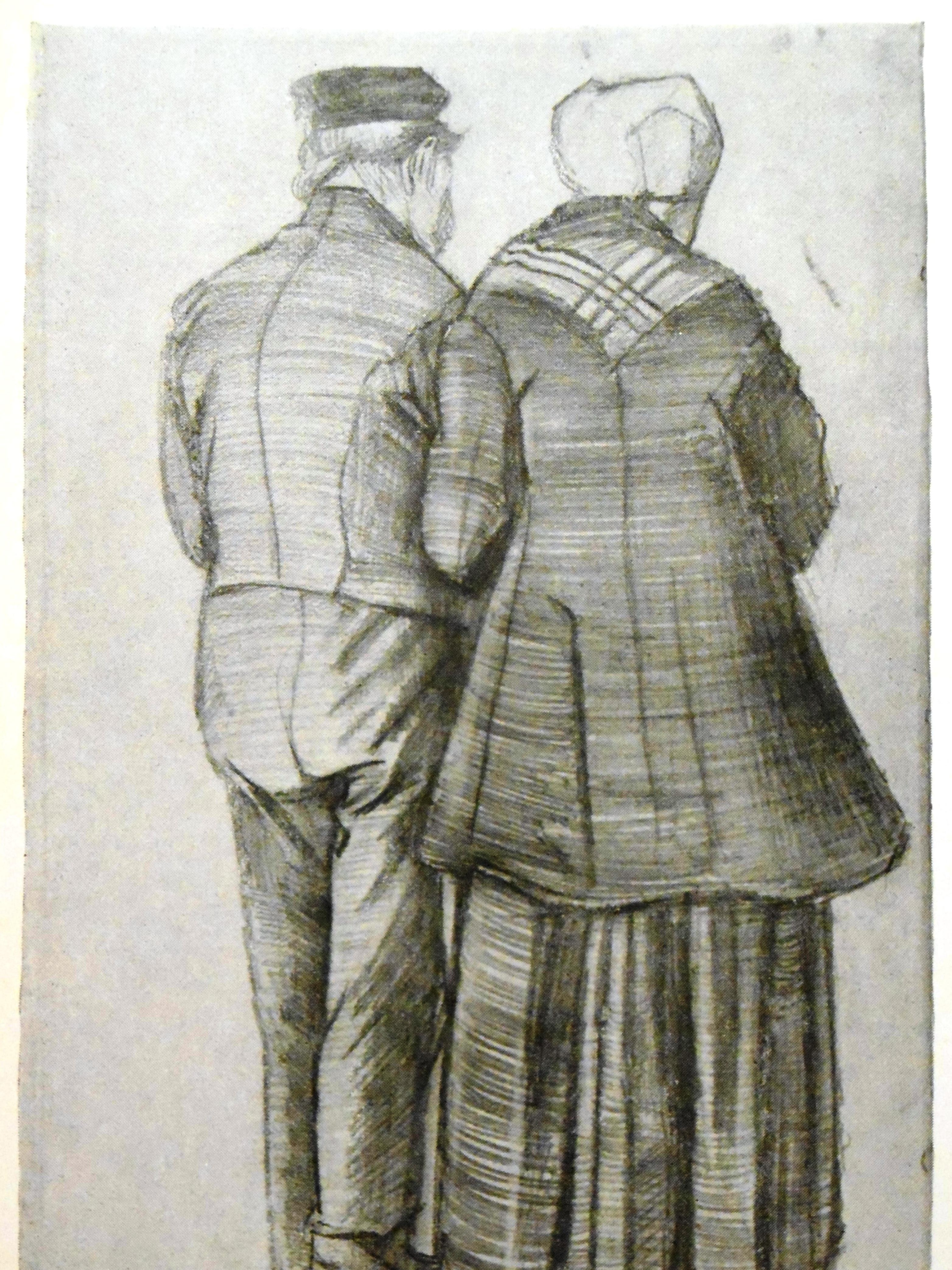 Old couple, seen from the rear