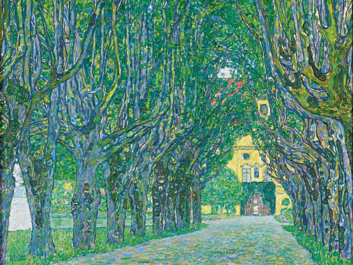 Avenue in the Park of Schloss Kammer